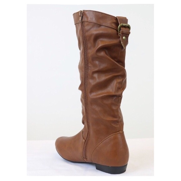 SOLD OUT//$20 Brown Mid Calf Boots, Size 8. NEW! - Picture 2 of 2